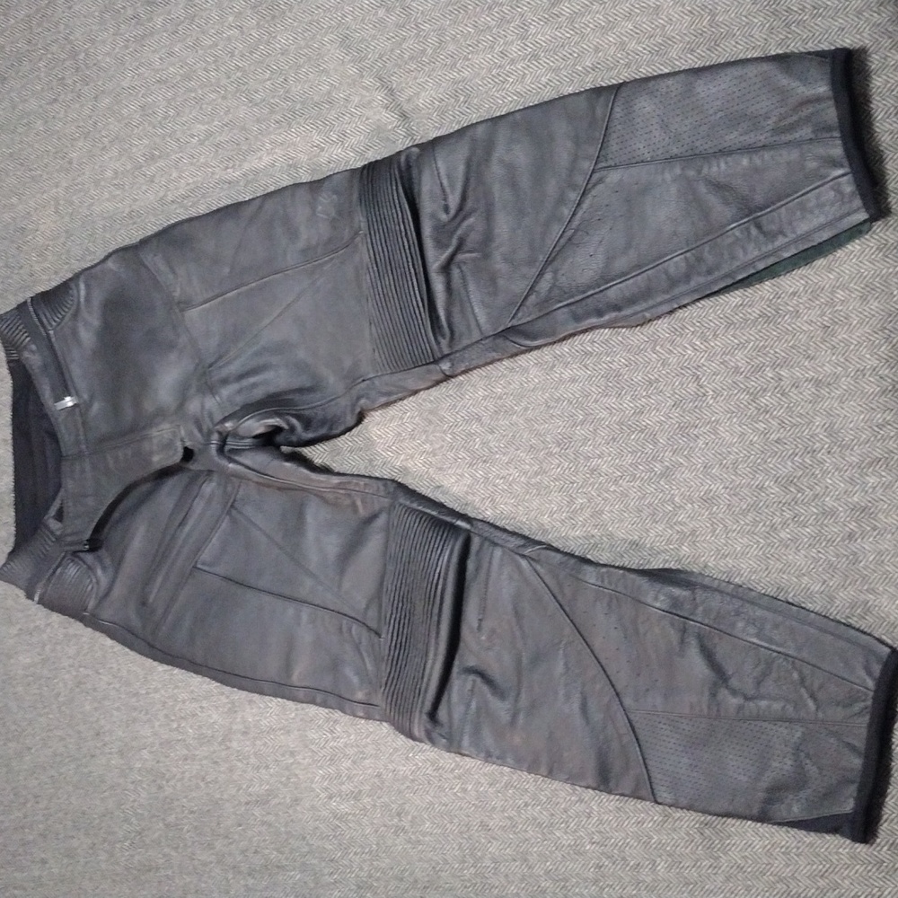 Vintage leather motorcycle pants size 36